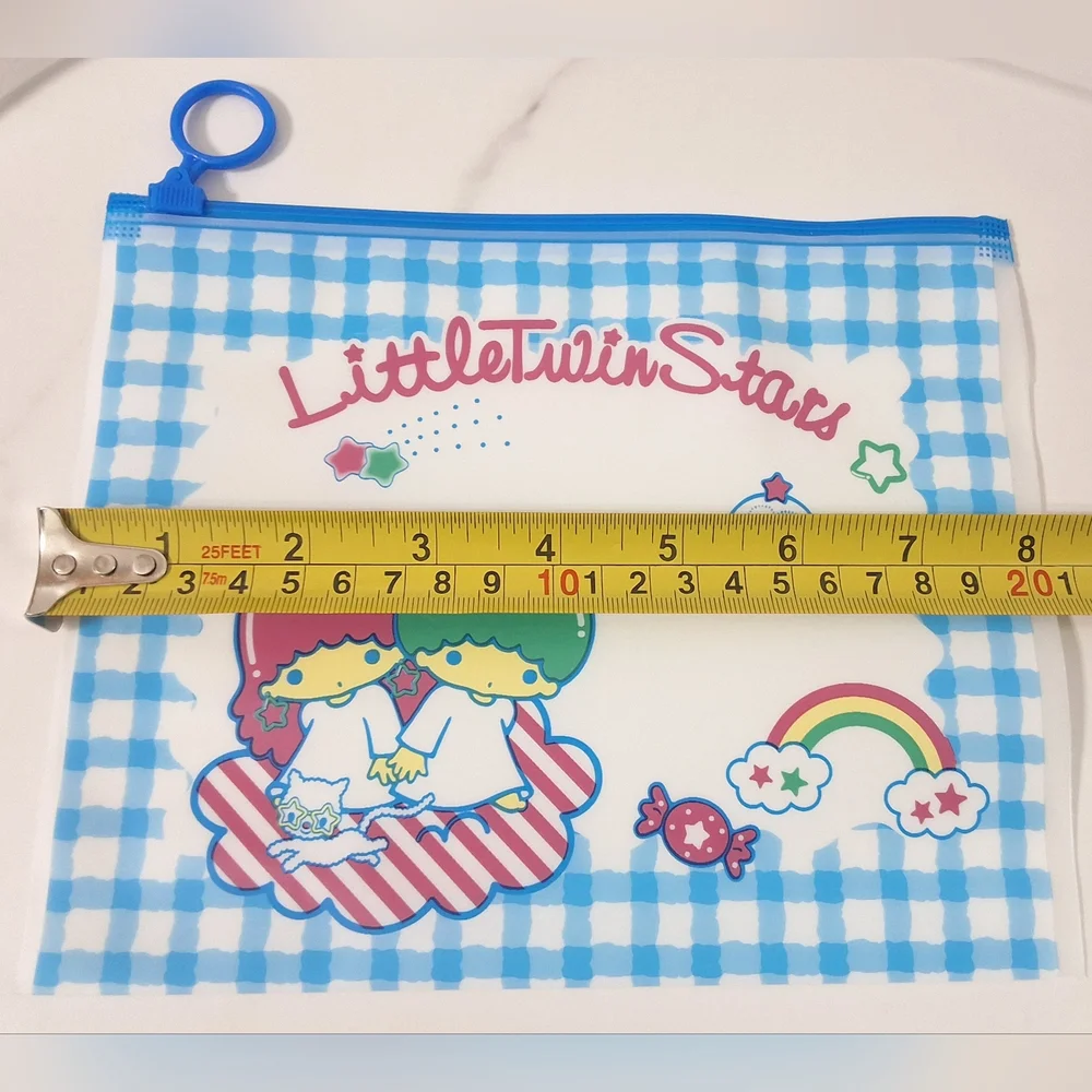 NEW Little Twin Stars Sanrio Kawaii Plastic Stationery Pouch